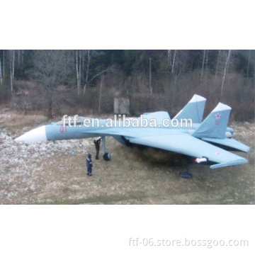 Inflatable fighter/Simulation model of air jets/inflatable plane